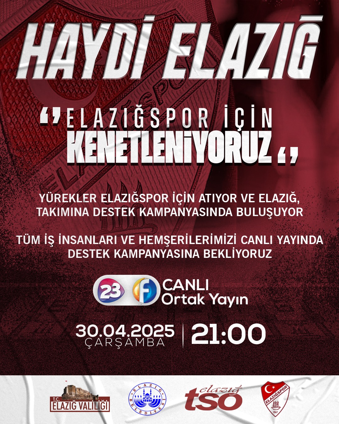 ELAZIĞ TSO’DAN ELAZIĞSPOR’A DESTEK KAMPANYASI