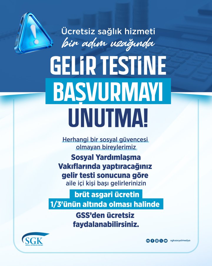 Genel Sağlık Sigortasından kimler ücretsiz faydalanabilir?