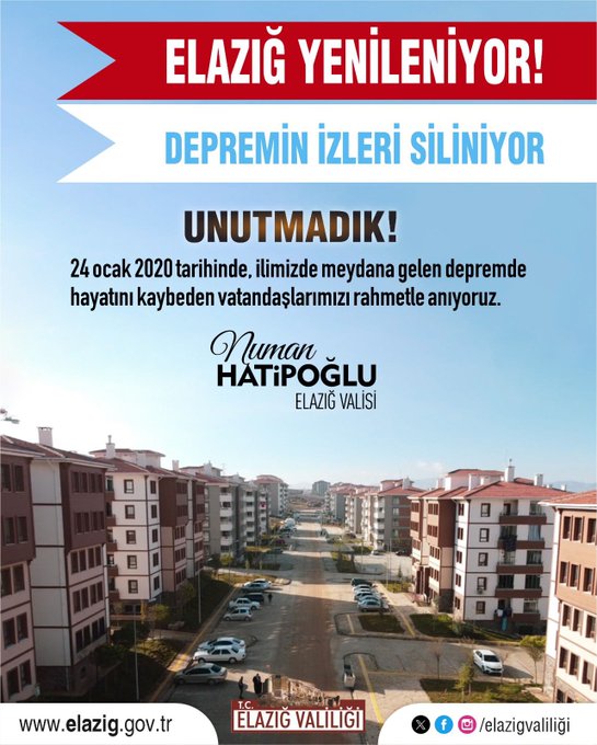 VALİ HATİPOĞLU: ELAZIĞ’I GELECEĞE DAHA GÜVENLE TAŞIYORUZ