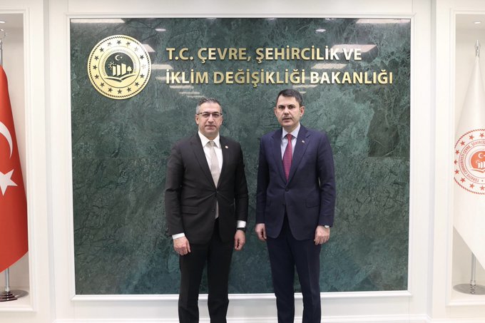 MİLLETVEKİLİ IŞIKVER, BAKAN KURUM’U ZİYARET ETTİ
