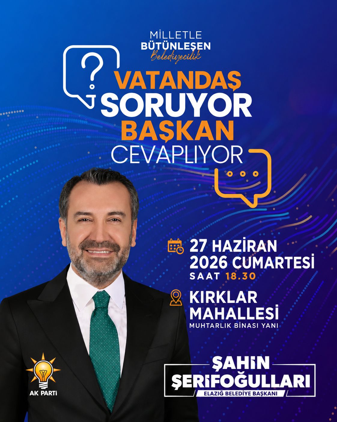 BAŞKAN ŞERİFOĞULLARI VATANDAŞI DİNLEYECEK