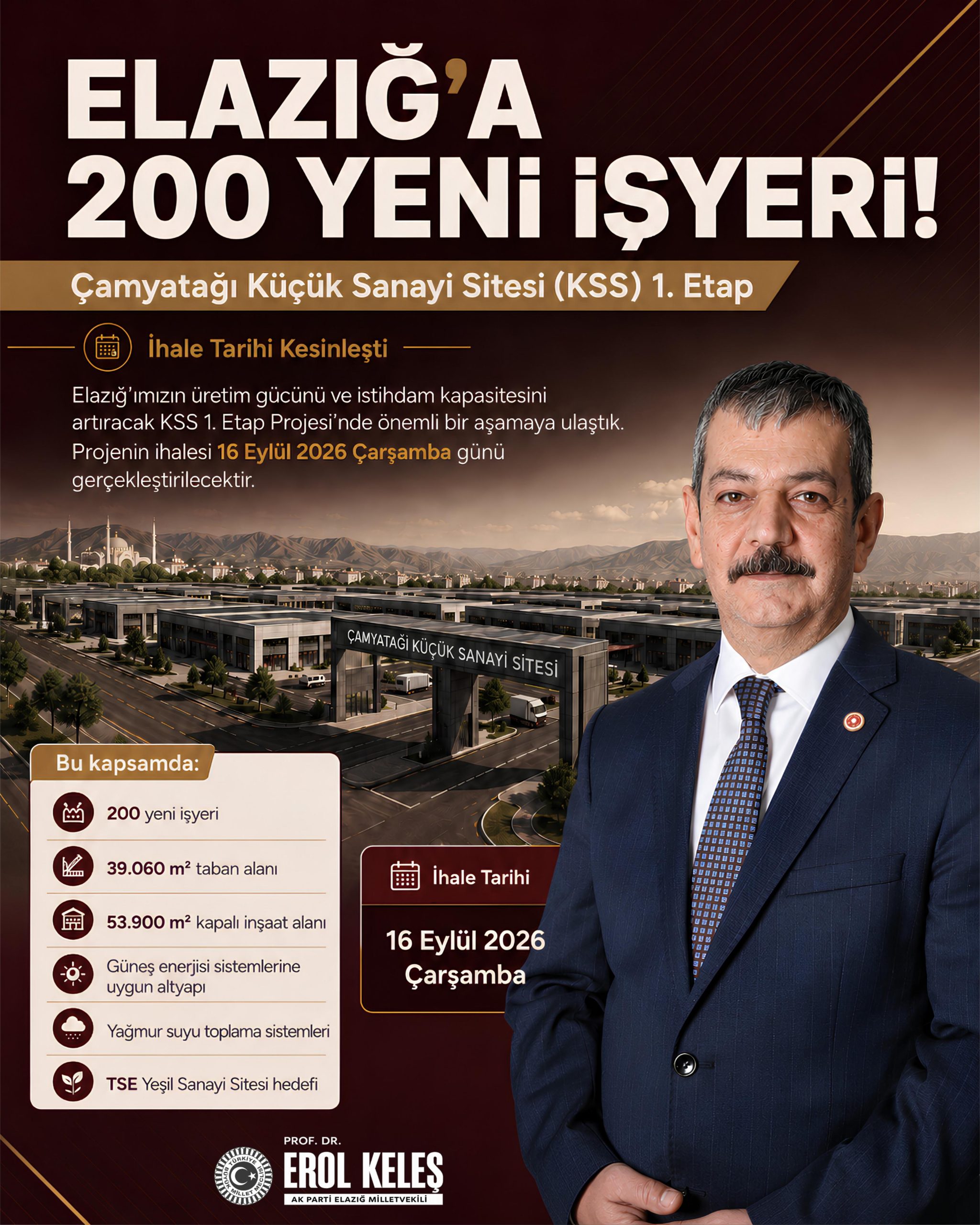 ÇAMYATAĞI SANAYİ SİTESİ İHALE TARİHİ NETLEŞTİ